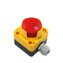 LAY5-JBPN1P red mushroom head button push pull button with single holes control box